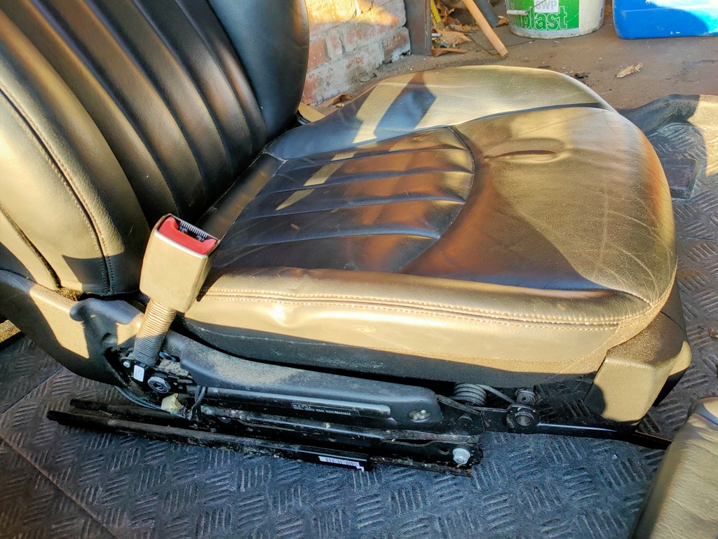 фото №10, Сидіння салон mercedes w211 шкіра чорні комплект