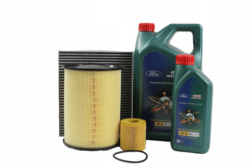 фото №1, Фільтри + олія castrol 5w30 6l ford kuga 2.0 tdci