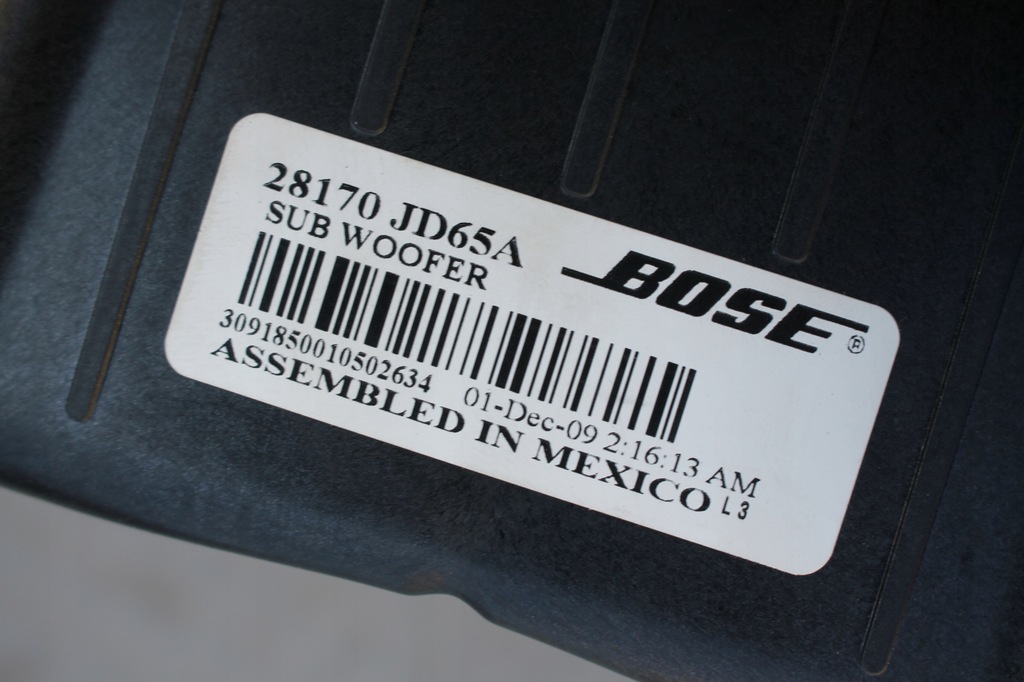 фото №15, Динамики bose сабвуфер усилитель qashqai j10 06-13