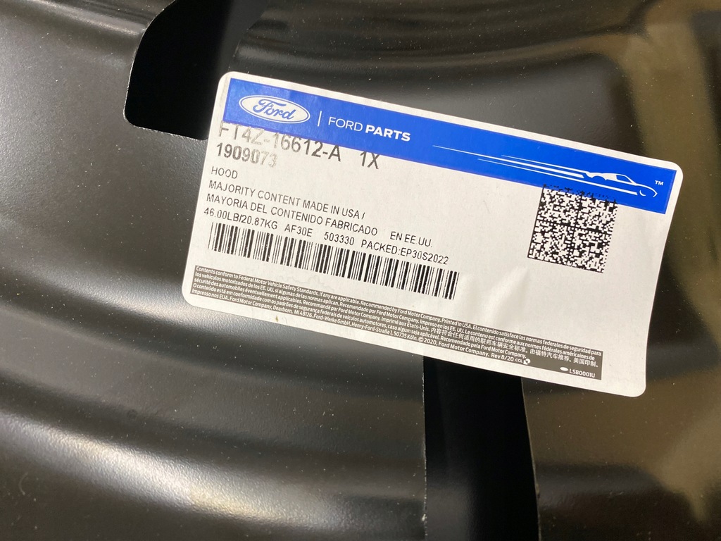 фото №9, Ford edge mk2 15r- капот nowa оригинал