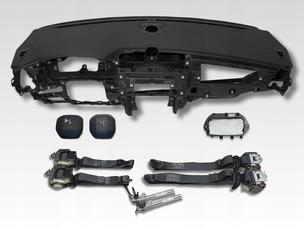 фото №1, Citroen ds 7 ds7 панель приладів ремені подушки безпеки подушка безпеки комплект