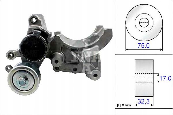 фото №2, Ina napcz ремень клиновой wiel. toyota land crusie