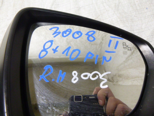 фото №11, Зеркало правое 18 pinów peugeot 3008 ii 5008 ii