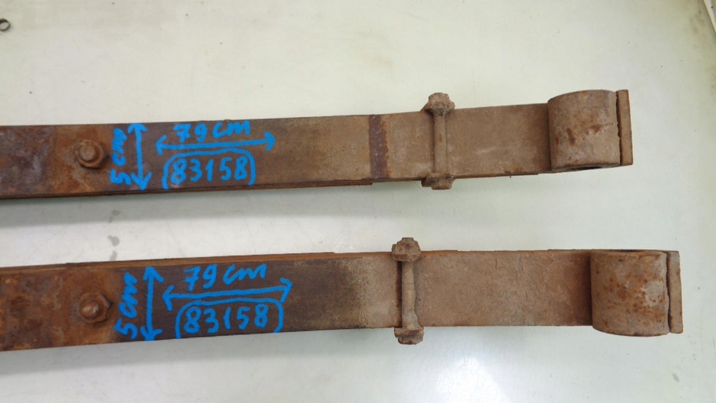 фото №5, Ресора ресори причіп 79x5 універсальні 7 щітка