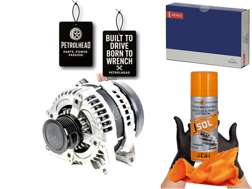 фото №1, Генератор ford c-max focus ii fusion 1.6d 07.04-12.1 #petrolhead pro+ kit4