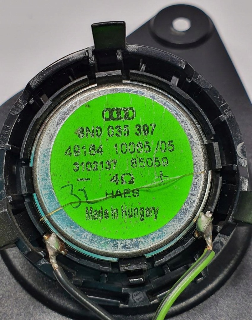 фото №6, Динамик высокочастотный audi tt 8n 4n0035397