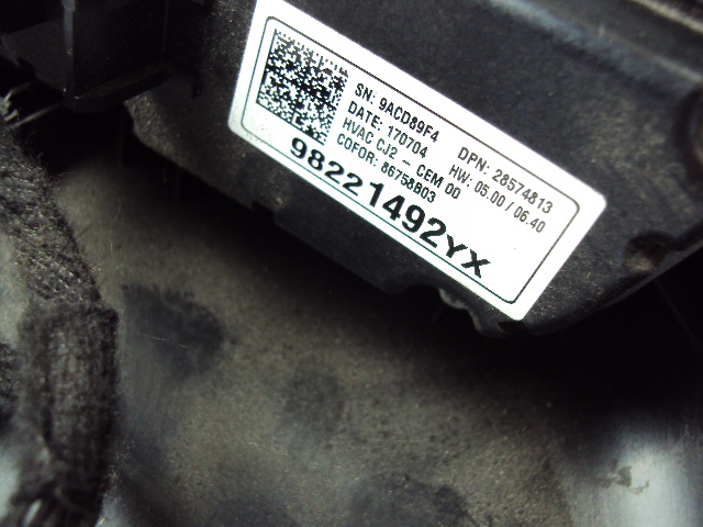 фото №6, Панель кондиционера opel crossland 2017-