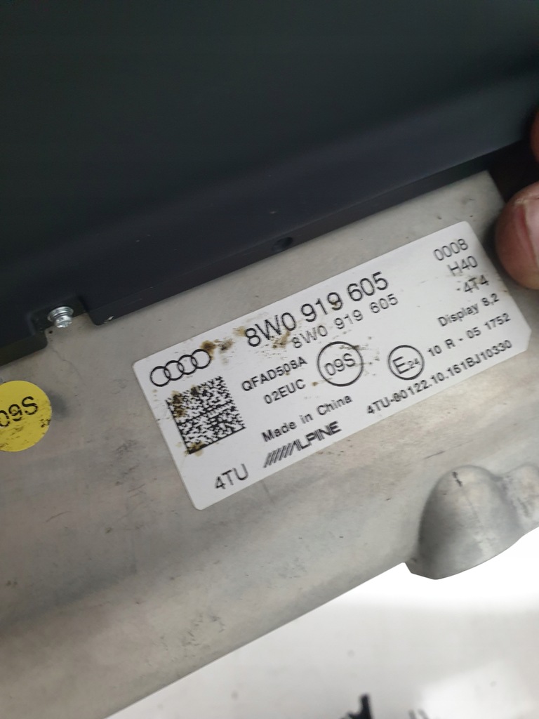 фото №5, Набор audi a4 a5 8w mib ii 8w5035044 8,2 cala