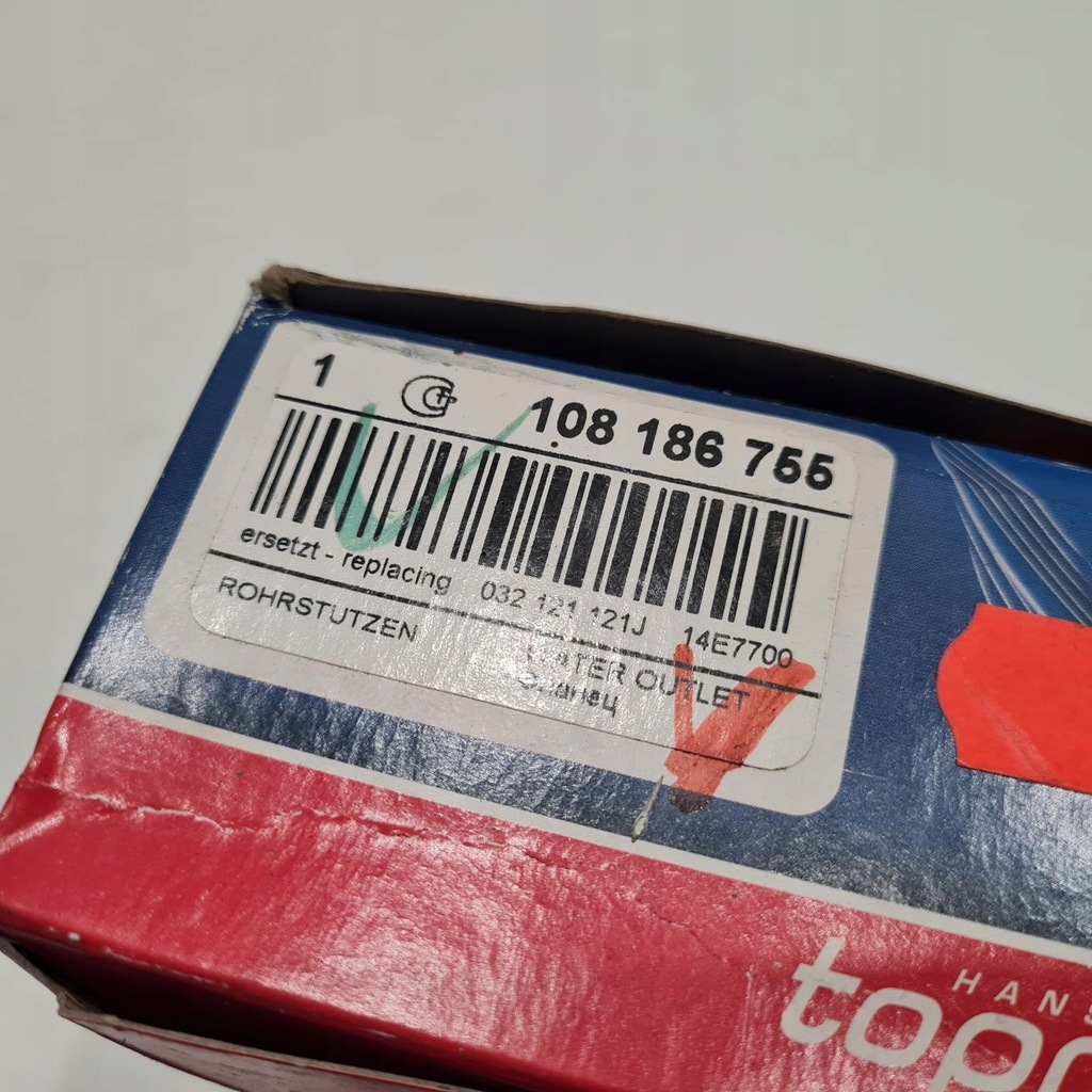 фото №8, Skoda felicia патрубок wody корпус термостата topran 108186755