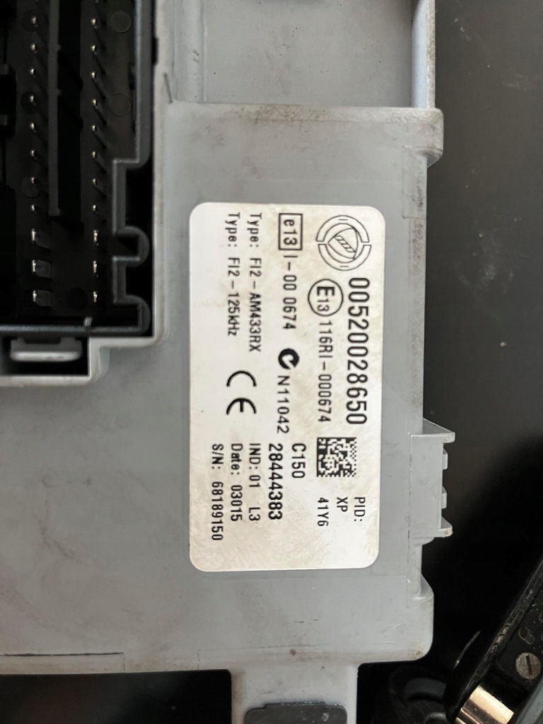 фото №9, Opel combo 1,3 cdti бортовий комп'ютер набір 55266282 00520028650