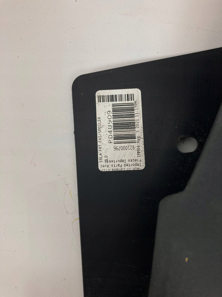 фото №8, Dodge challenger widebody 2018-23 накладка спойлер бампера передний