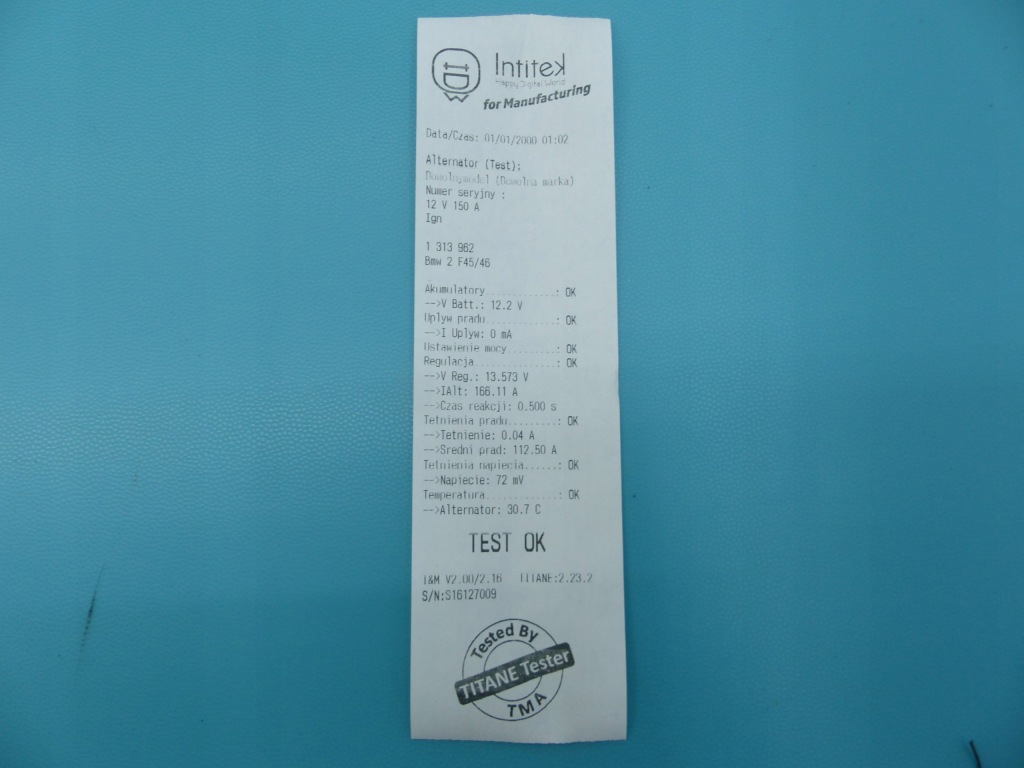 Test генератор bmw 2 f45/f46 14-22 2.0d Недорого