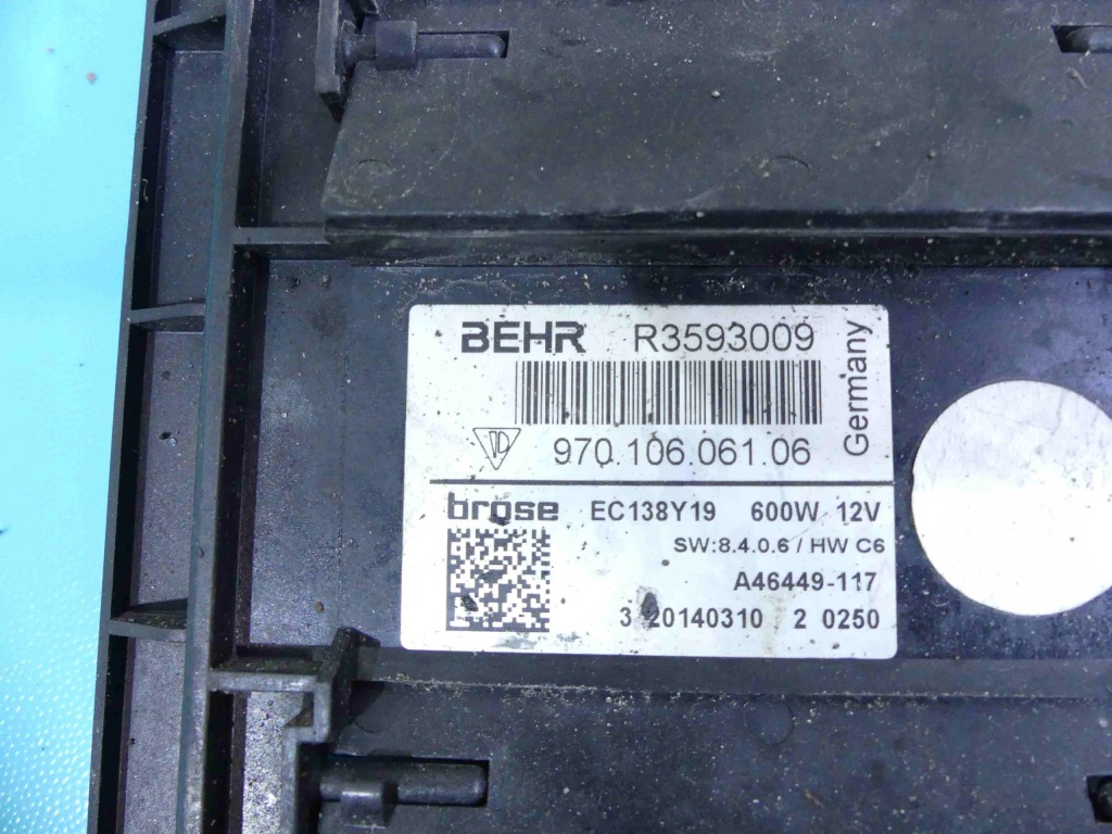 фото №8, Вентилятор радиатора porsche panamera i 970 3.0 v6