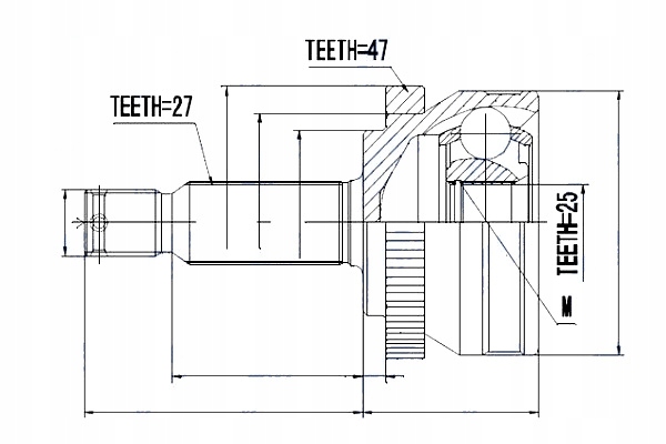 фото №4, Шарнир наружный hyundai sonata nf 2.0crdi 05- nty