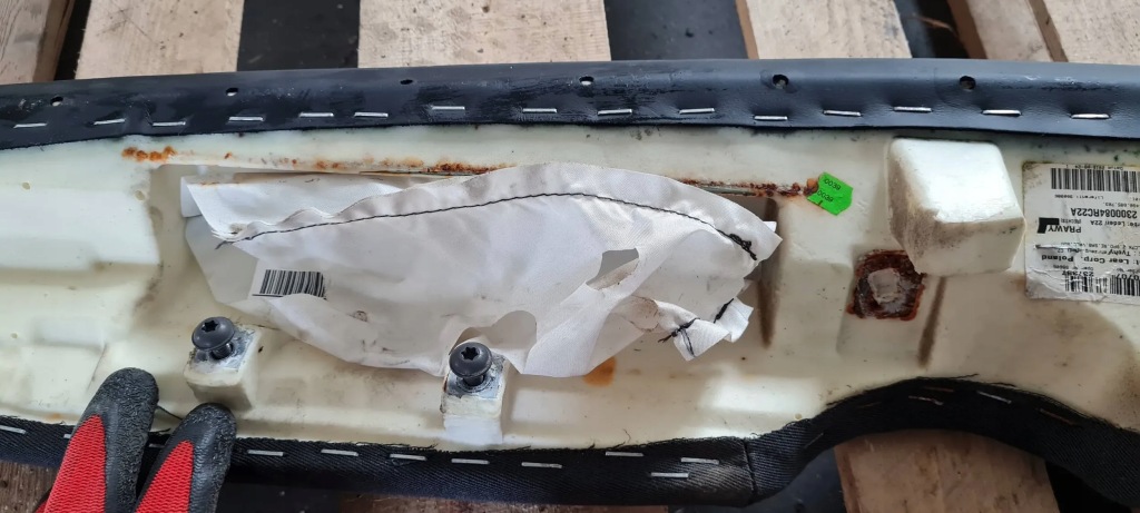 фото №10, S6 c7 4g lift обшивка сиденье правый задняя подушка безопасности кожа 4g0885703