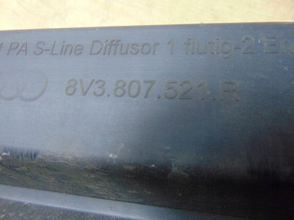 фото №12, Накладка бампера задня audi a3 8v 8v3807521r