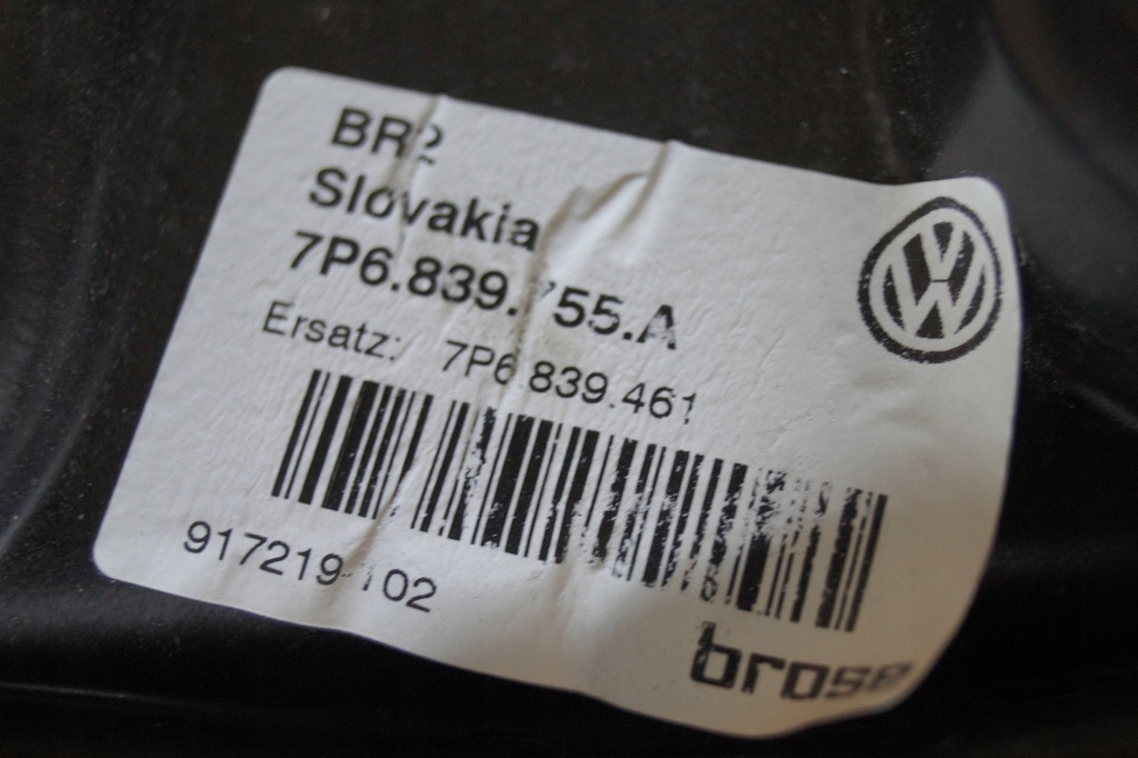 фото №8, Vw touareg 7p механизм стекло левый задняя 7p6839755a