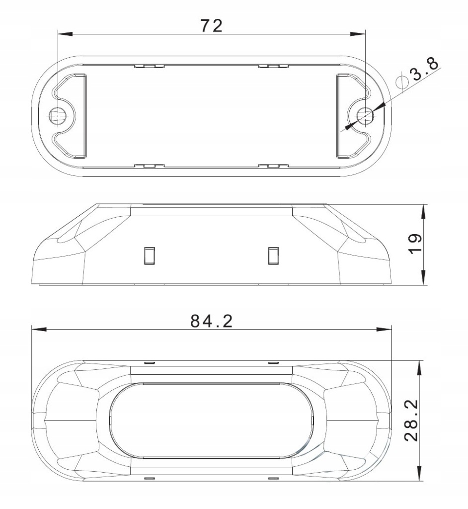 фото №3, Лампа попереджувальна błyskowa ft-210 led osram 2szt.