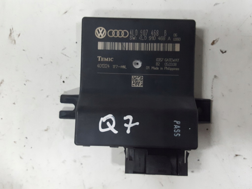 фото №1, Audi q7 4l 05-09r модуль блок управления шлюз