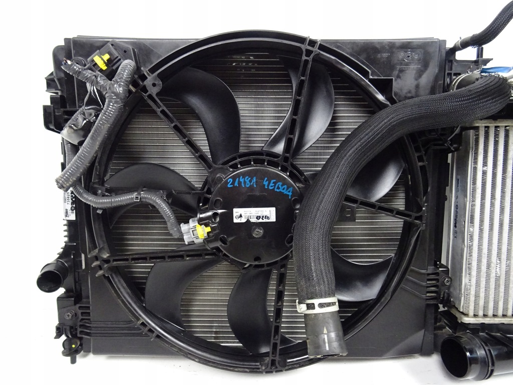 фото №11, Nissan qashqai ii j11 1.5 dci комплект радіатор інтеркулер вентилятор