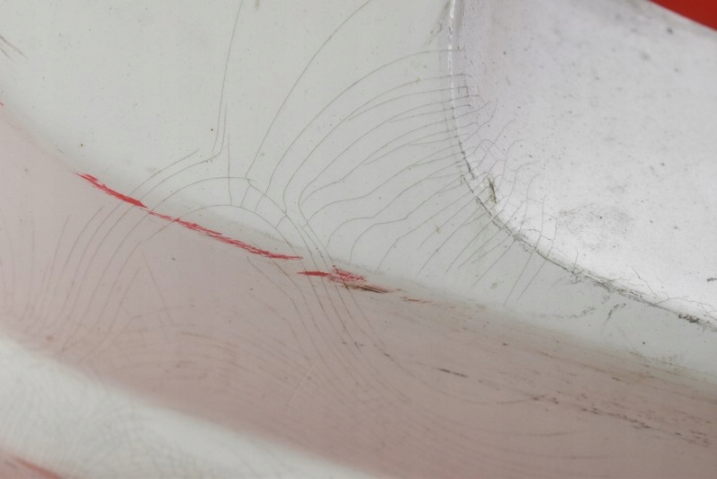 фото №10, Бампер задня задній білий volvo xc70 2 ii 00-07