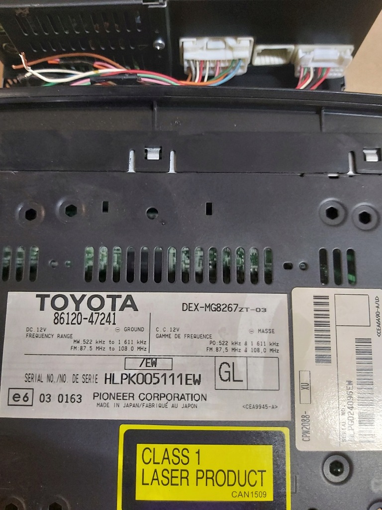 фото №6, Toyota prius ii радіо jbl cd 86120-47241