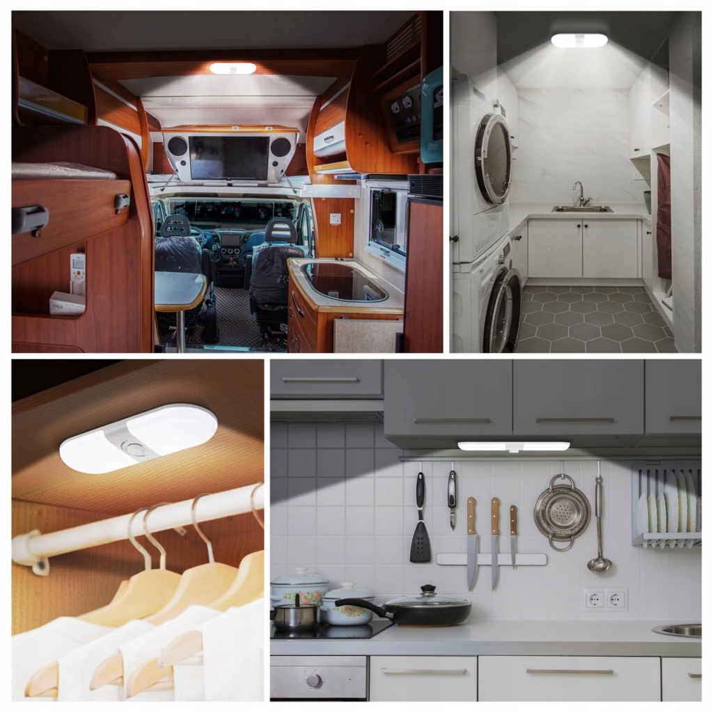 фото №3, Лампа led 12v потолочная do kampera rv прицеп kempingowa