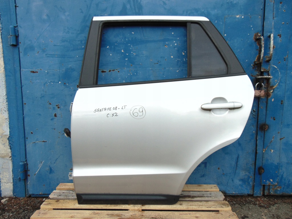 фото №1, Hyundai santa fe ii двері ліва задні x2 скло 770032b030