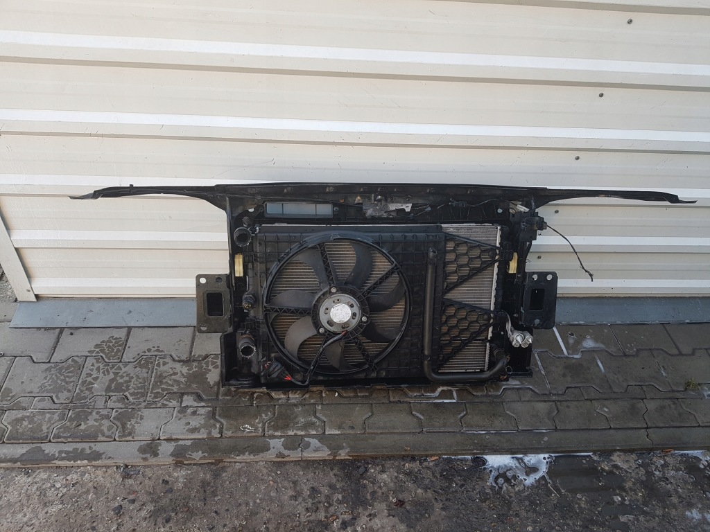 фото №4, Skoda fabia ii lift 1.6 tdi pas передній радіатор вентилятор