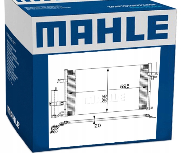 фото №1, Радиатор кондиционера do chevrolet lacetti 1.8