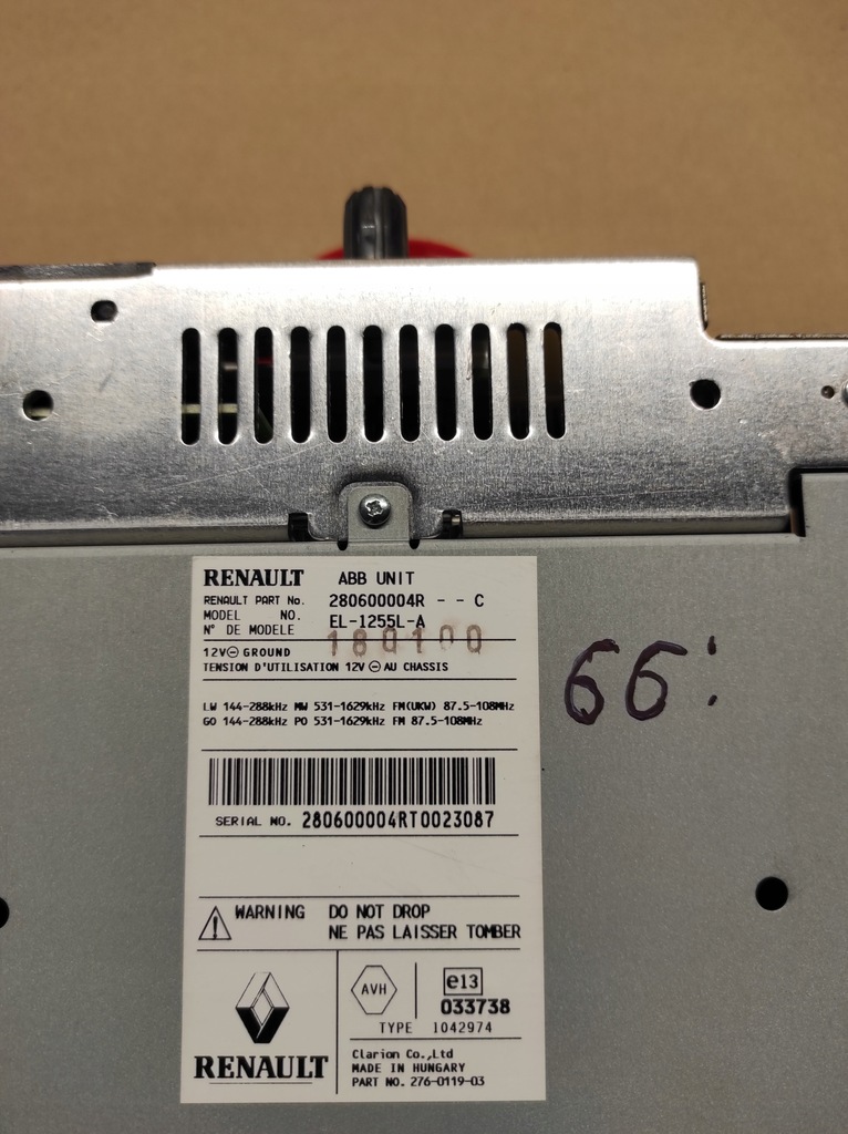 фото №7, Тюнер радио renault laguna iii 280600004r