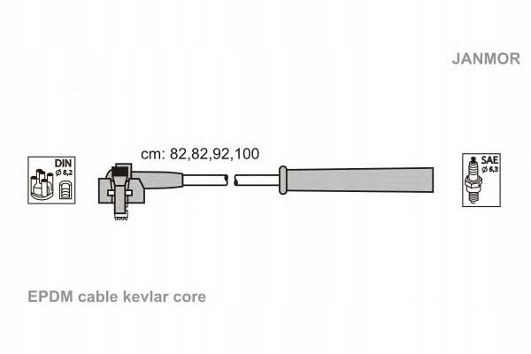фото №2, Дроти запалювання kpl. ford janmor