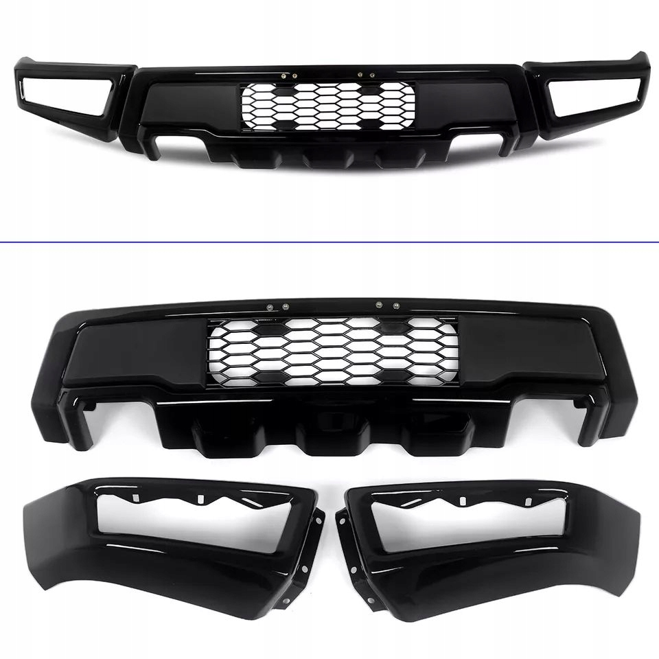 фото №5, Бампер передний - стиль raptor + освещение led ford f-150 f150 2009-2014