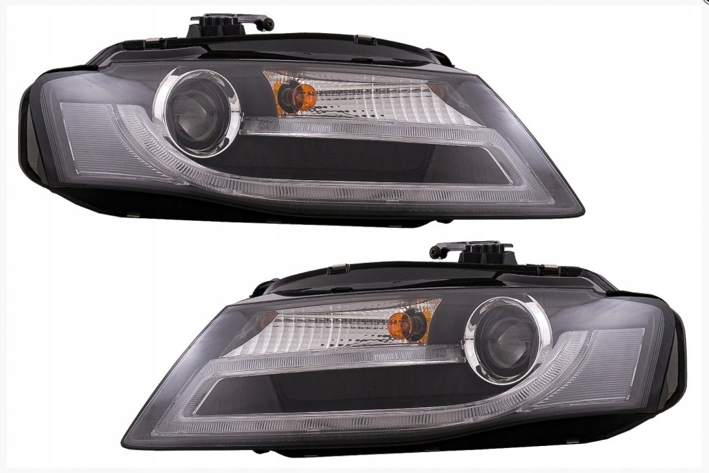 фото №1, Фара лампы kpl day line light led тюнинг audi a4 b8 8k 2007-2011