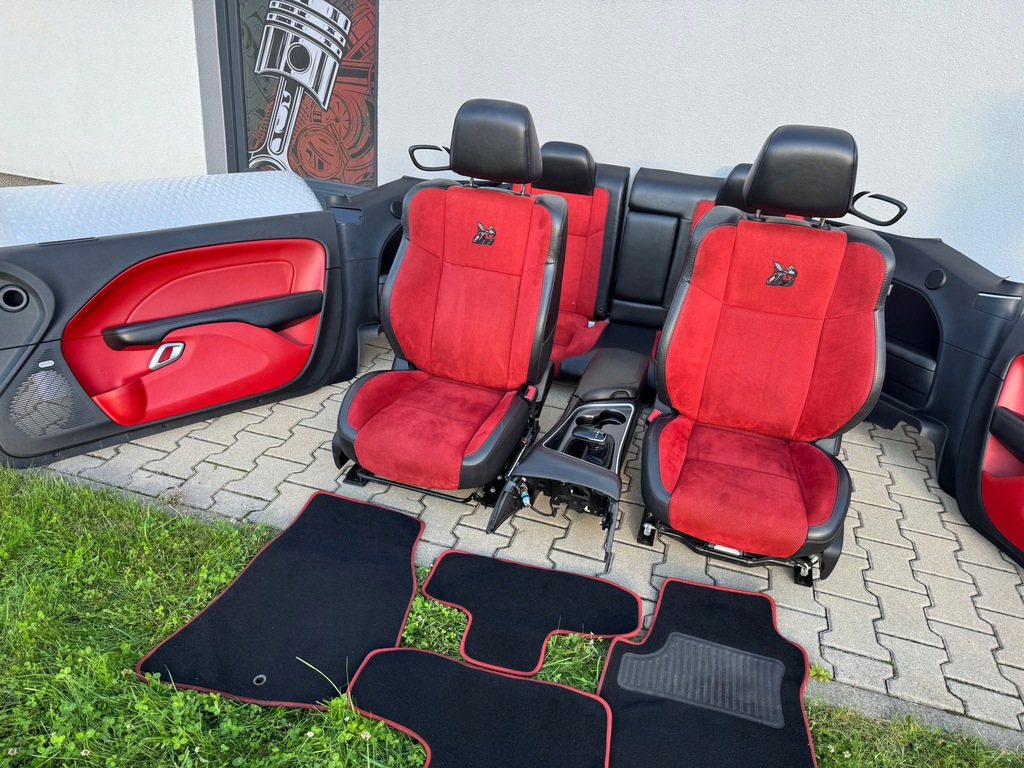 фото №15, Dodge challenger srt сидіння обшивки двері 2015+