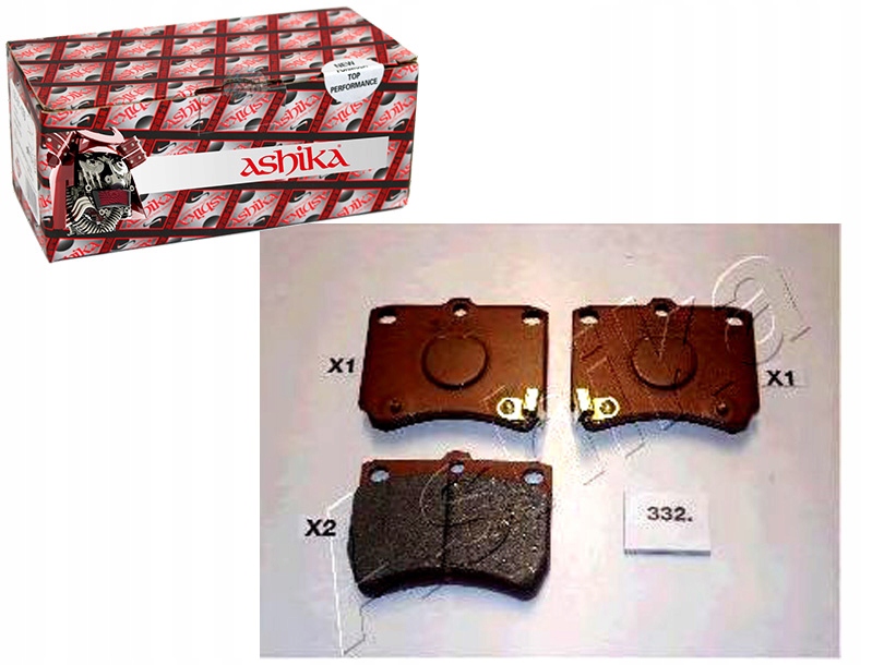 фото №1, Тормозные колодки тормозные kia pride 1.1 ashika