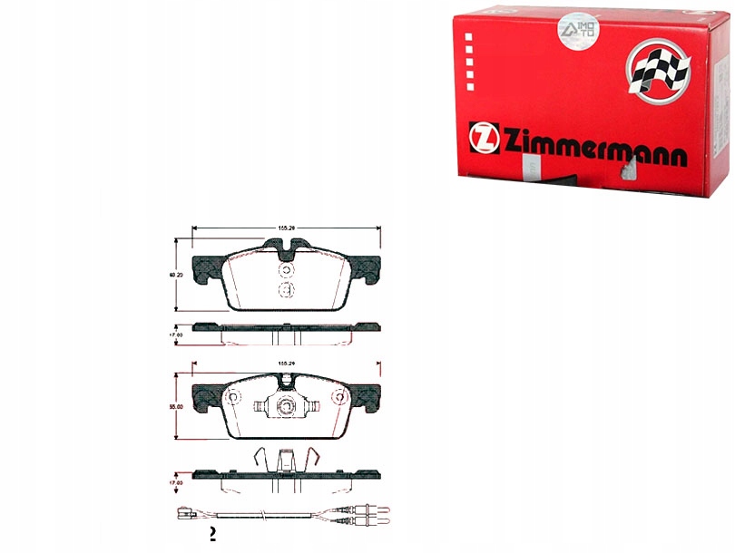 Купити Гальмівні колодки гальмівні peugeot 508 10- перед zimmermann