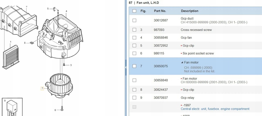 фото №8, Volvo s40, v40 1999 вентилятори радіатор кондиціонера