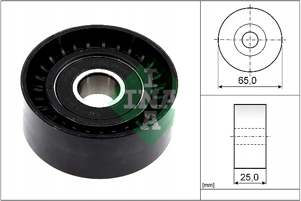 фото №2, Schaeffler ina 532 0892 10 ролик напрямна / напрямна, ремінь клиновий зубчастий