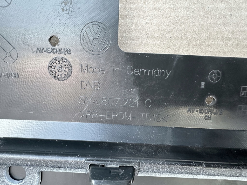 фото №15, Бампер передній vw tiguan 2 ii 5na lift - перед, pod камера