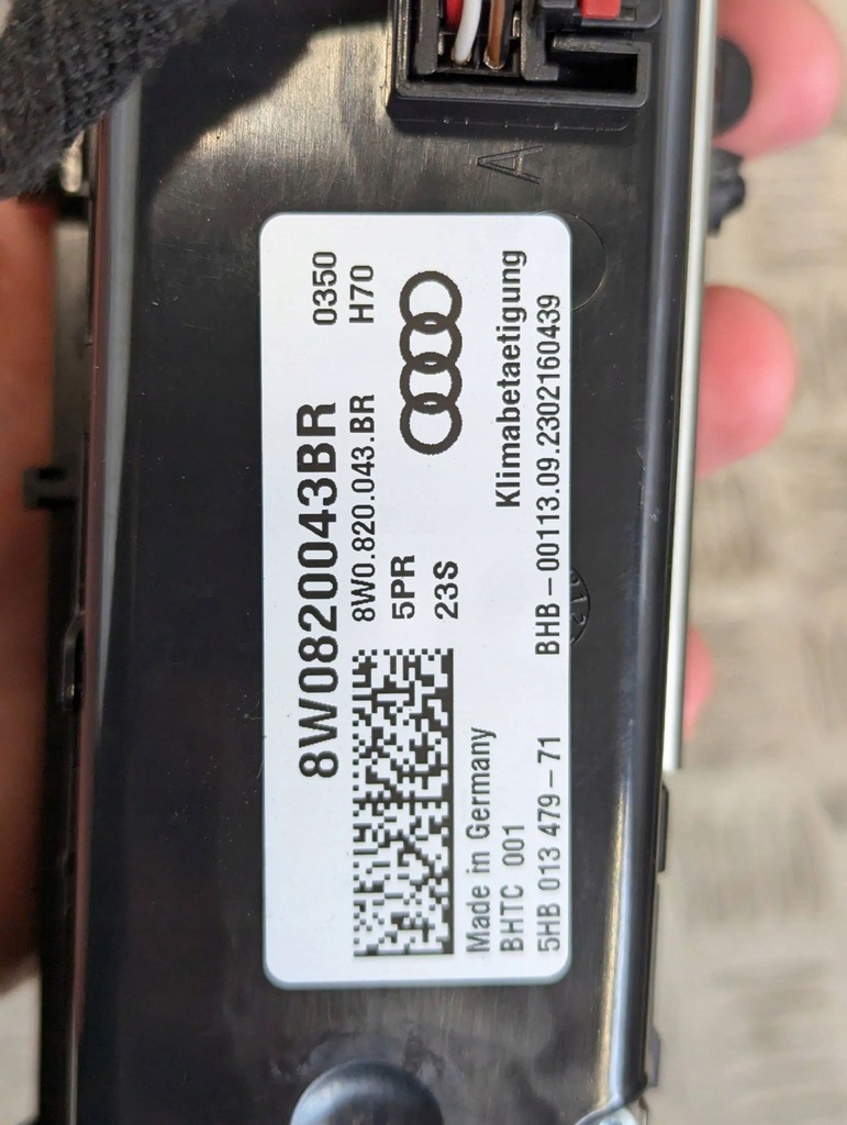 фото №6, Audi a4 s4 b9 8w 2019-2024 панель кондиционера