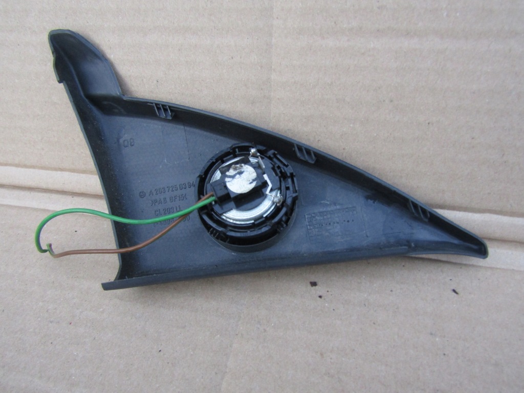 фото №7, 4 mercedes w203 coupe ліва захист заглушка трикутник динаміка дзеркало двері