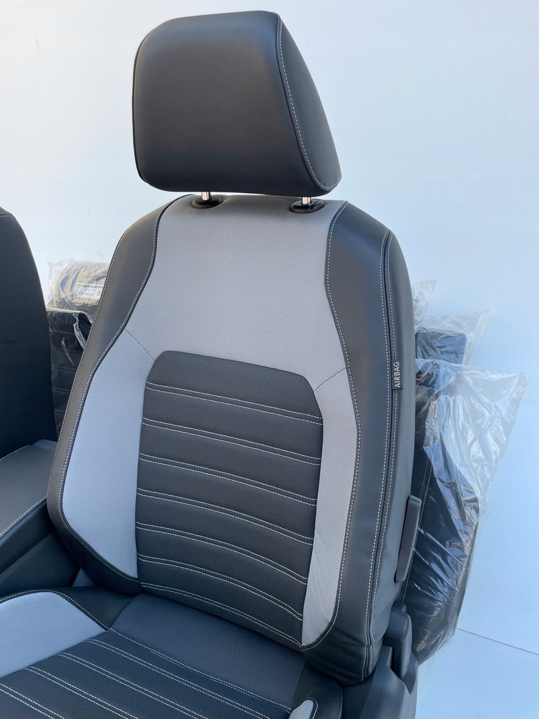 фото №6, Сиденья кожа + материал с подогревом обивка vw jetta 5c lift