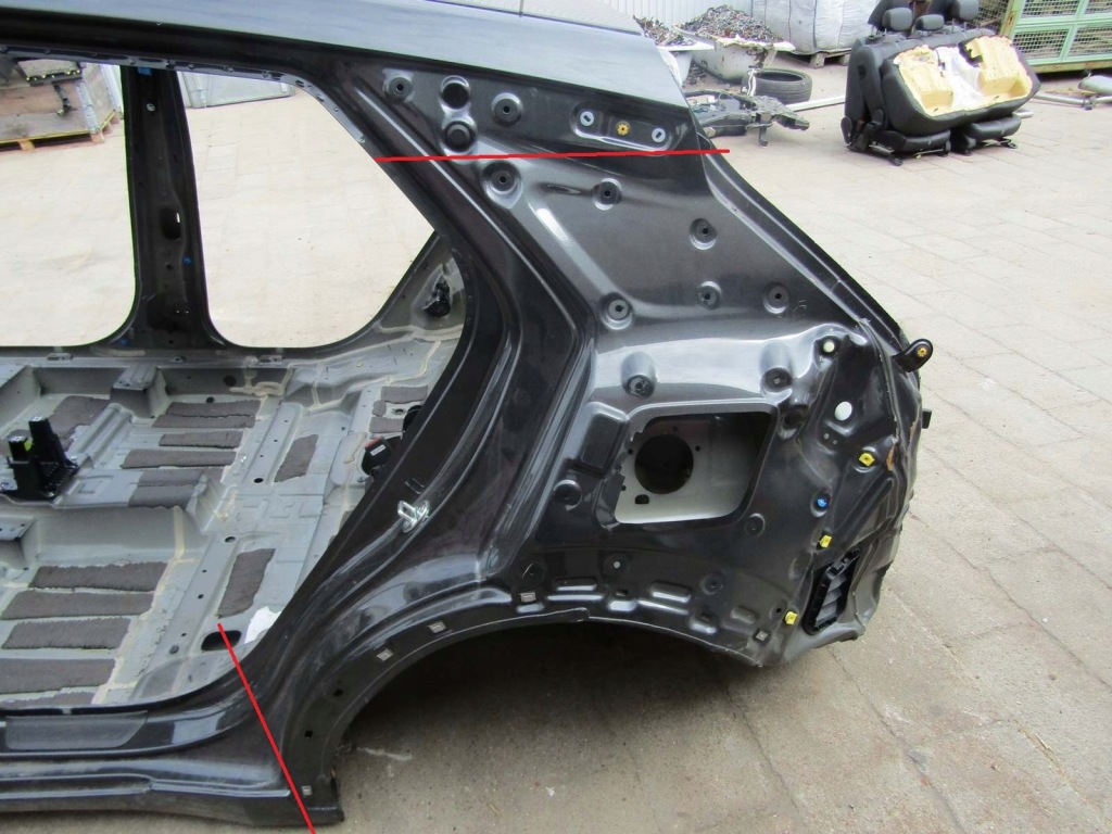 фото №1, Niro ii 24r чверть ліва задня задня задня крила лівий задній задній agt