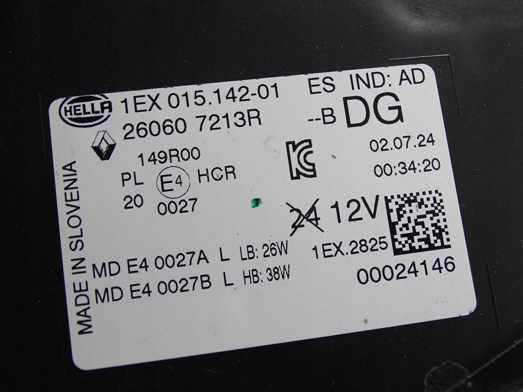 фото №9, Лампа передня ліва renault megane e-tech v