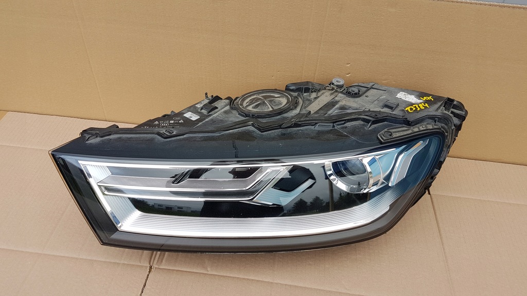 фото №9, Лампа перед ліва audi q7 4m ксенон led демонтаж комплектна!!!