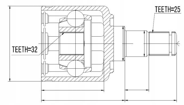 фото №8, Шарнір внутрішній land rover freelander 1996-2001