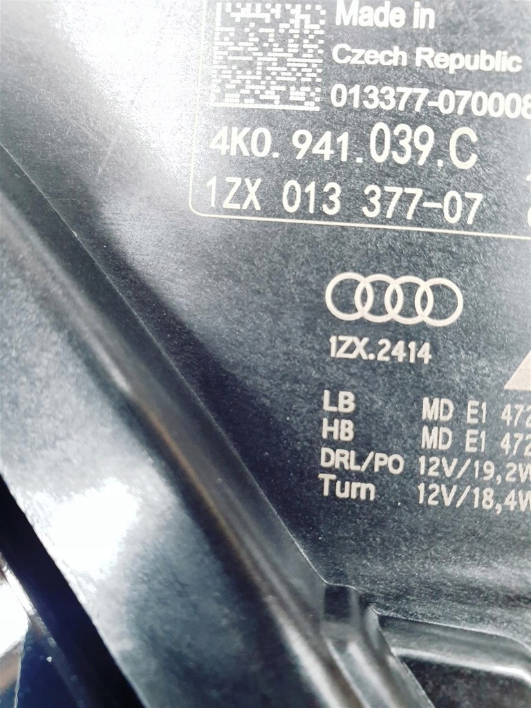 фото №15, Audi a6 c8 4k 18r+ лампа перед full led eu !!!