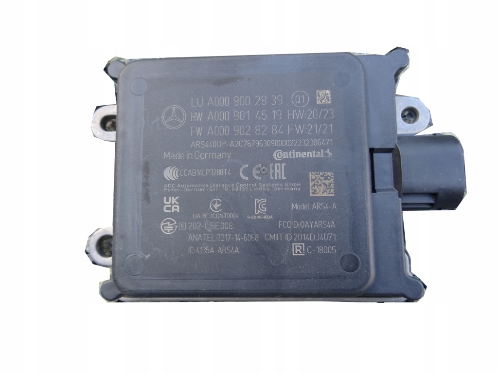 фото №1, Радар distronic датчик a0009002839 mercedes w213