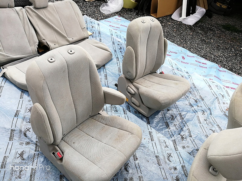 фото №10, Toyota sienna 2016 комплект сидений обивка сиденья